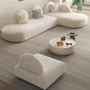 AAH Home Fleece Fabric Overstuffed Multifunction Sofa set for Livingroom Office