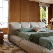 AAH Home - Bed Frame - Beige - Linen