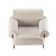 AAH Home - Lounge Chair - Cream - Sherpa
