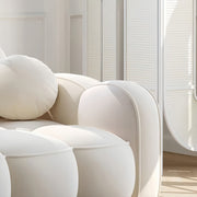 AAH Home  Light Luxury Fabric Cloud Shaped Sofa set for Livingroom