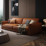 AAH Home - Living Room Sofa - Beige - Leather
