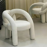 AAH Home - Lounge Chair - Off-White - Velvet