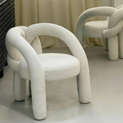 AAH Home - Lounge Chair - Off-White - Velvet