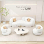 AAH Home - Living Room Sofa - Beige - Metal