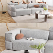 AAH Home Fleece Fabric Overstuffed Multifunction Sofa set for Livingroom Office