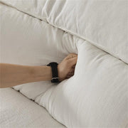 AAH Home Light Luxury Linen Cotton  Fabric Cloud Shaped Sofa set for Livingroom