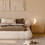 AAH Home - Bed Frame - Beige - Sherpa