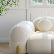 AAH Home - Sofa Set - Off-White - Solid Wood