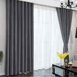 AAH Home - Curtains - Grey - Velvet