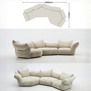AAH Home Light Luxury Fabric Sofa set for Livingroom