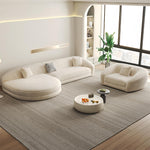 AAH Home - Sectional Sofa - Beige - Solid Wood