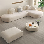 AAH Home - Sectional Sofa - Off-White - Solid Wood