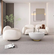 AAH Home Fleece Fabric Overstuffed Multifunction Sofa Chair set for Livingroom Office