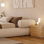 AAH Home - Bed Frame - Beige - Sherpa