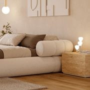 AAH Home - Bed Frame - Beige - Sherpa