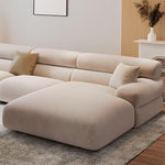 AAH Home - Sectional Sofa - Cream - Solid Wood