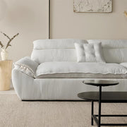 AAH Home Light Luxury Linen Cotton  Fabric Cloud Shaped Sofa set for Livingroom