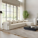 AAH Home - Sofa Set - Off-White - Solid Wood