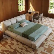 AAH Home - Bed Frame - Beige - Linen