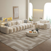 AAH Home Light Luxury Fabric Cloud Shaped Sofa set for Livingroom