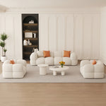 AAH Home - Sofa Set - Off-White - Solid Wood