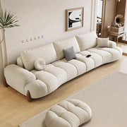 AAH Home Light Luxury Fabric Cloud Shaped Sofa set for Livingroom