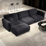 AAH Home Fleece Fabric Overstuffed Multifunction Cloud shaped Sofa Chair set for Livingroom Office