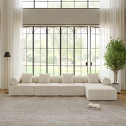 AAH Home - Sofa Set - Off-White - Solid Wood