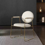 AAH Home - Dining Chair - Off-White - Velvet
