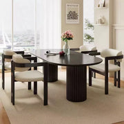 AAH Home - Dining Chair - Off-White - Sherpa