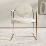AAH Home - Dining Chair - Off-White - Velvet