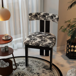 AAH Home - Dining Chair - White - Velvet