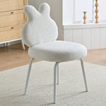 AAH Home - Dining Chair - White - Velvet