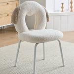 AAH Home - Dining Chair - White - Sherpa