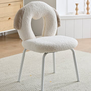 AAH Home - Dining Chair - White - Sherpa