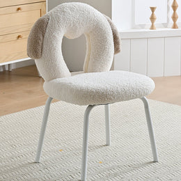 AAH Home - Dining Chair - White - Sherpa