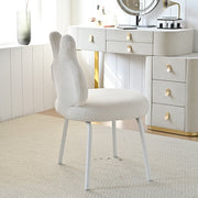 AAH Home - Dining Chair - White - Velvet