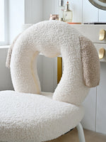 AAH Home - Dining Chair - White - Sherpa