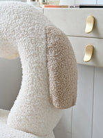 AAH Home - Dining Chair - White - Sherpa