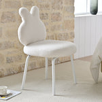 AAH Home - Dining Chair - White - Velvet