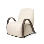 AAH Home - Lounge Chair - Cream - Velvet