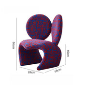 AAH Home - Lounge Chair - Blue - Velvet