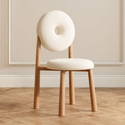 AAH Home - Dining Chair - White - Sherpa