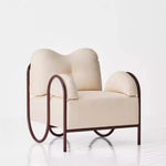 AAH Home - Lounge Chair - Cream - Velvet