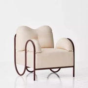 AAH Home - Lounge Chair - Cream - Velvet
