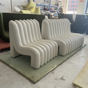 AAH Home - Lounge Chair - White - Velvet