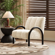 AAH Home - Lounge Chair - Beige - Velvet