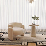 AAH Home - Lounge Chair - Off-White - Velvet