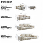AAH Home - Sofa Set - Off-White - Solid Wood