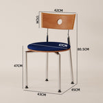 AAH Home - Dining Chair - White - Velvet